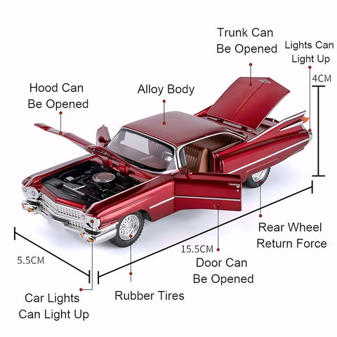 Diecast Model 1959 Cadillac Eldorado Biarritz 1/24
