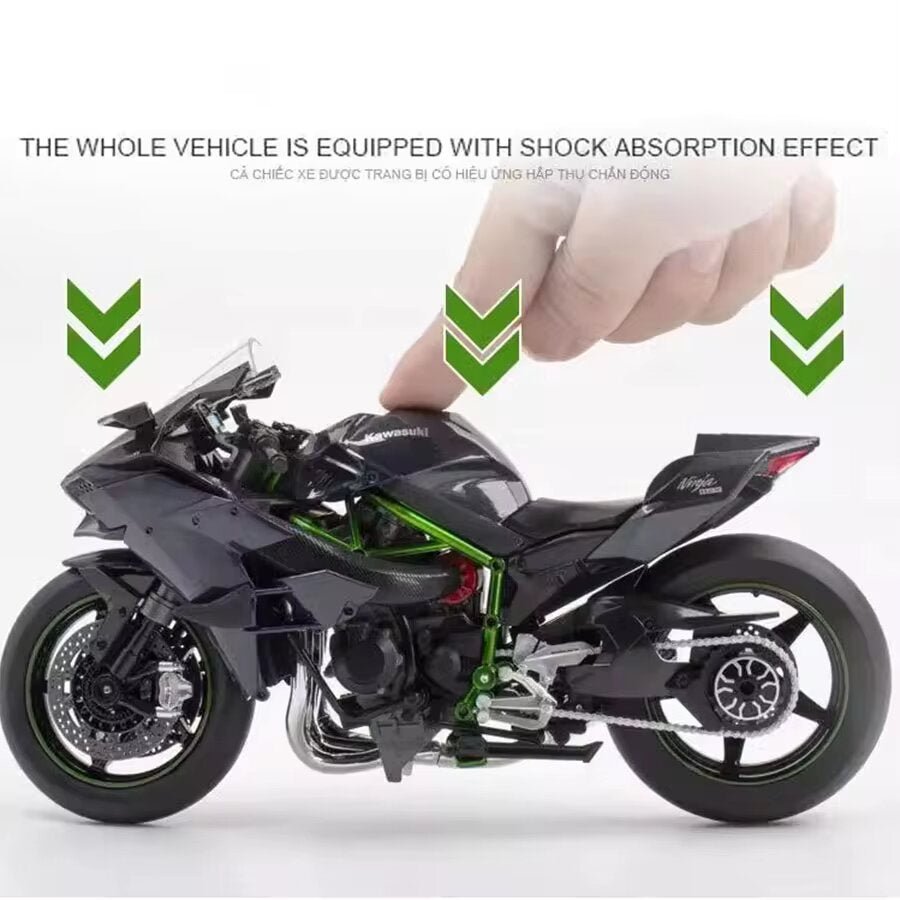 Diecast Model Kawasaki Ninja H2R - KiddieWink - Gifts They'll Love