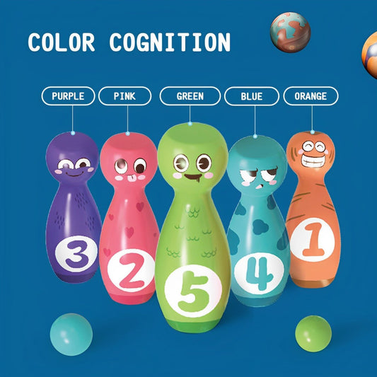 Cute Expression Bowling Game Toy For Kids - KiddieWink - Gifts They'll Love