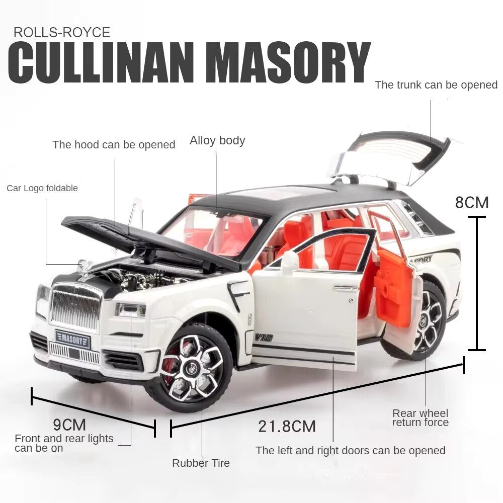 Diecast Model Rolls Royce Cullinan 1/24 - KiddieWink - Gifts They'll Love