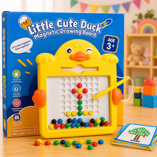 Cute Duck Montessori Magnetic Drawing Board Toy