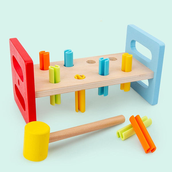 Montessori Soft Head Hammer Punch Toy For Kids