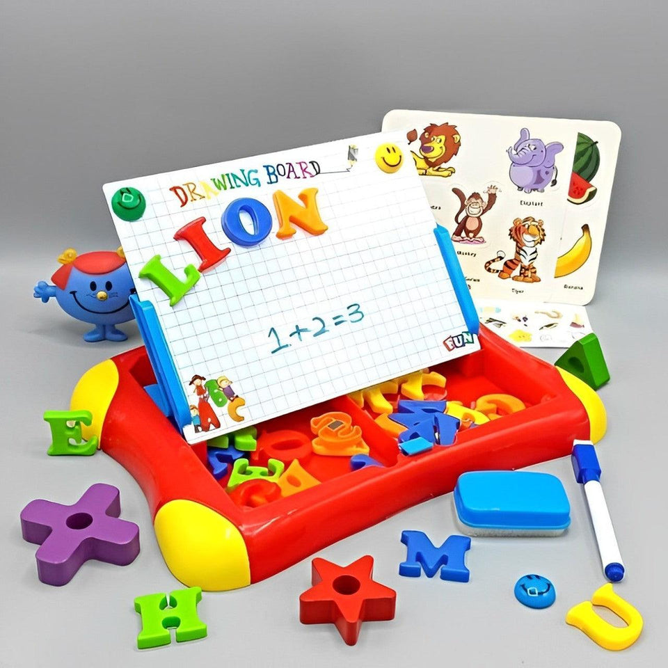 Learning Magnetic Drawing Board 2 in 1 - KiddieWink - Gifts They'll Love