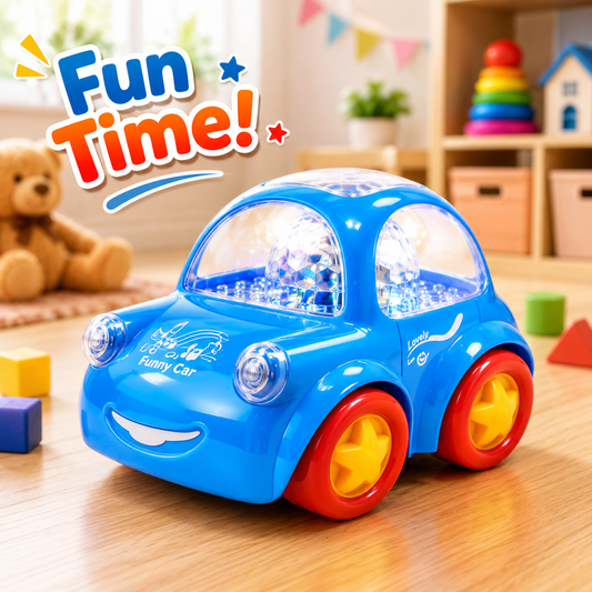 FunBlast 360° Musical Bump & Go Electric Car
