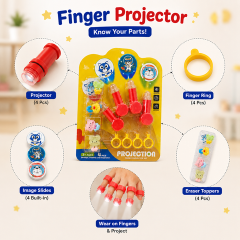 Interactive Finger Lights Projector For Kids