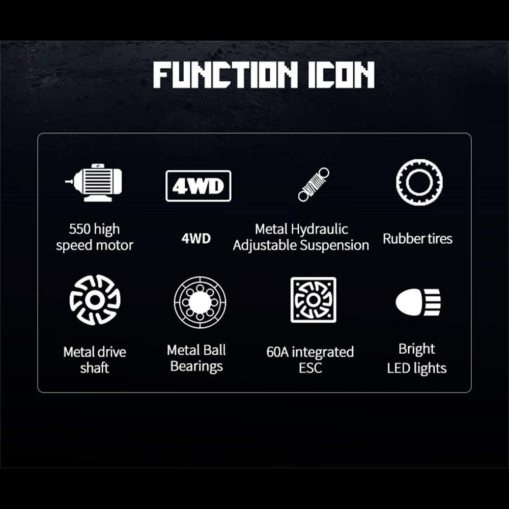RC truck 2.4GHz remote control