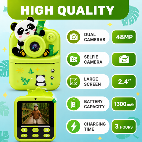 Panda Kids Digital Camera  Fun Photo & Video