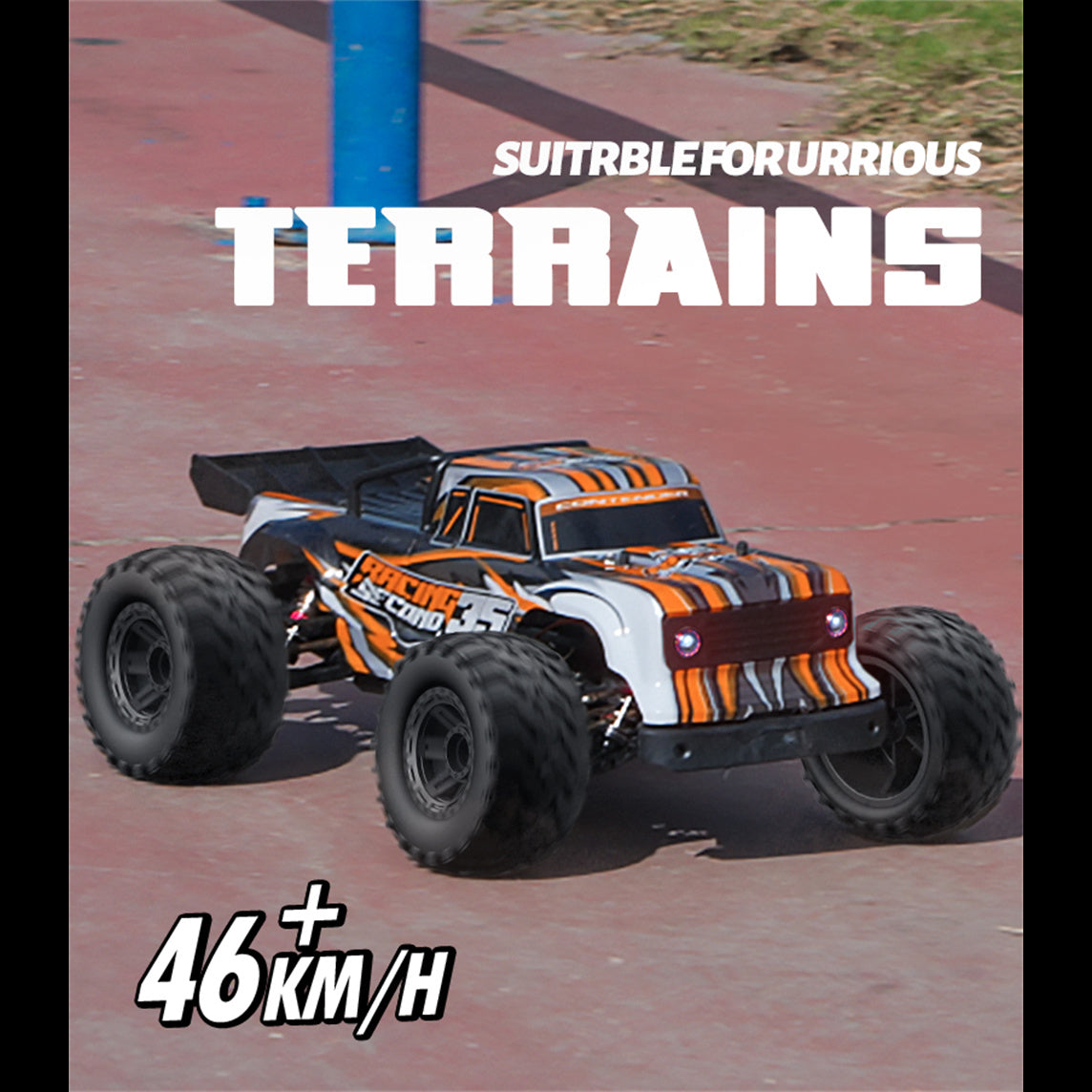 4WD Monster RC Truck all-terrain off-road driving