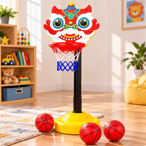 Adjustable Basketball Hoop Set For Kids