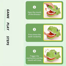 Green Hilarious Dinosaur Finger Biting Toy For Kids