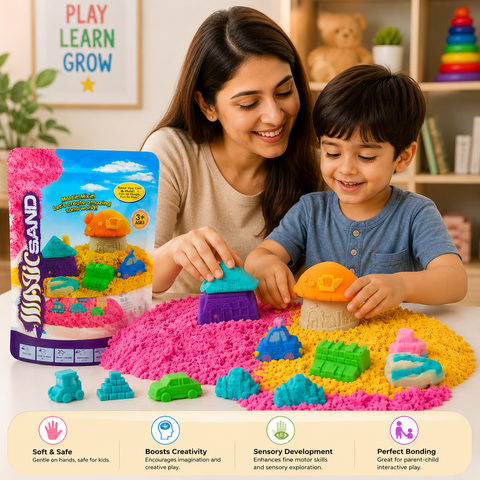 Diy Creative Building Magic Sand Play Set for Kids