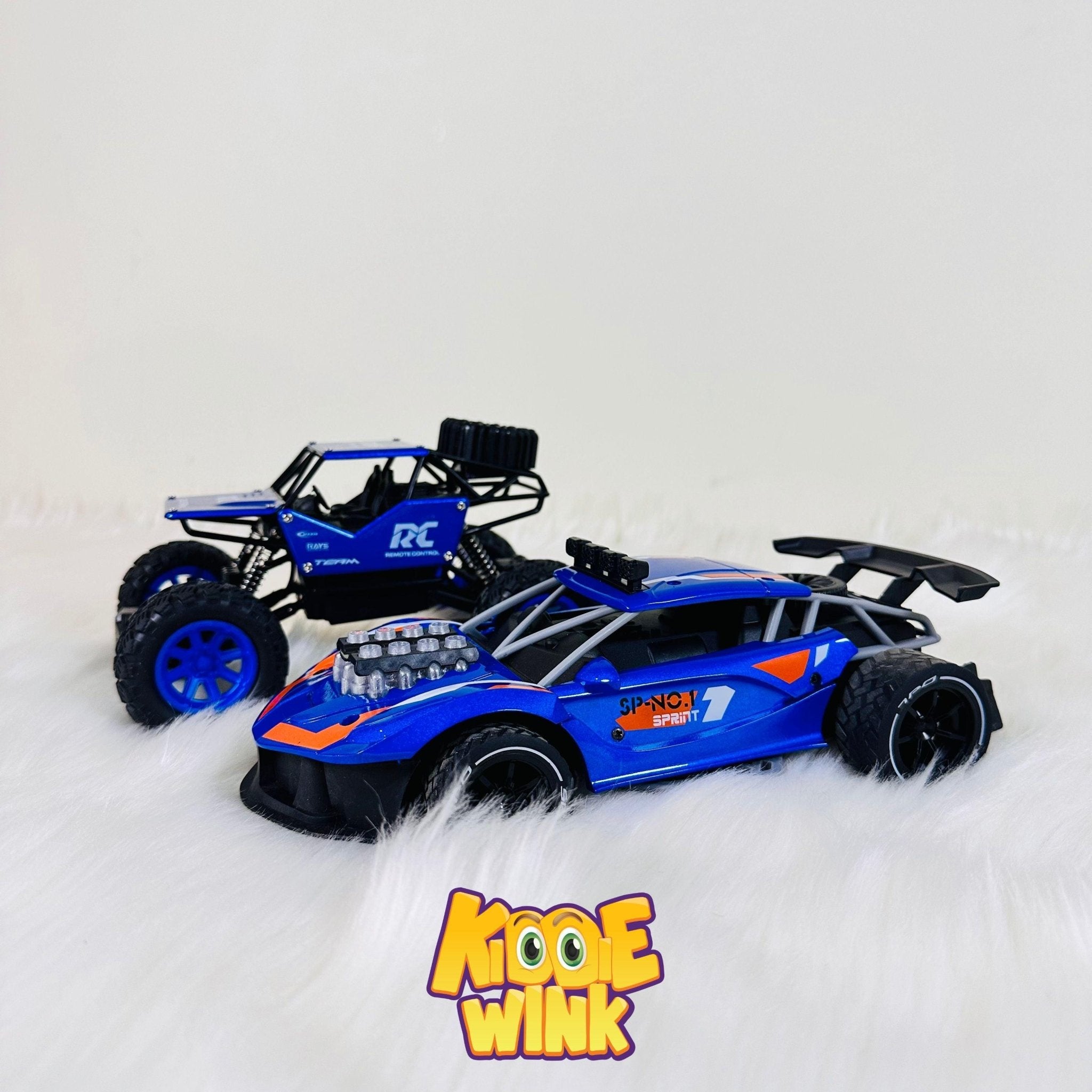 RC Stunt Crawler & RC Spray Stunt Car Pack For Kids - KiddieWink - Gifts They'll Love