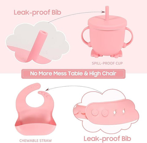 Multi-Piece Silicon Baby Dining Kit