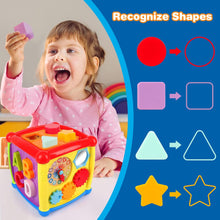 6 Sided Musical Activity Cube Toy For Kids