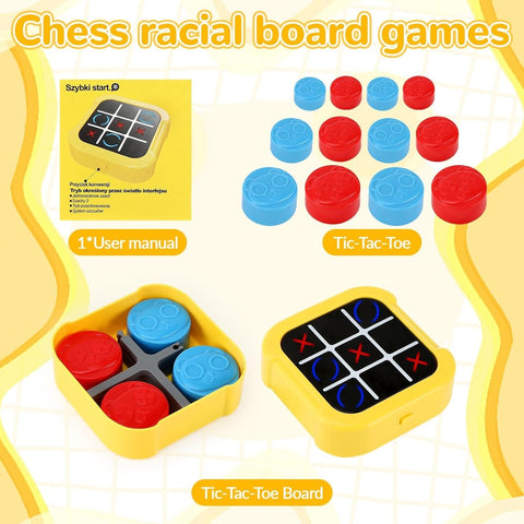 5-in-1 Touch Tic-Tac-Toe Puzzle Game for Kids