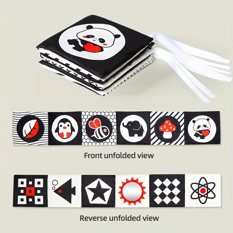 Cute Panda Sensory Soft Cloth Book For Babies - KiddieWink - Gifts They'll Love