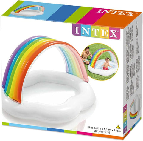 Rainbow Cloud Inflatable Baby Pool