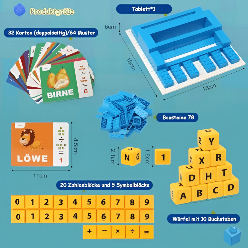 Learning Matching Alphabets Letter Cube Toy - KiddieWink - Gifts They'll Love