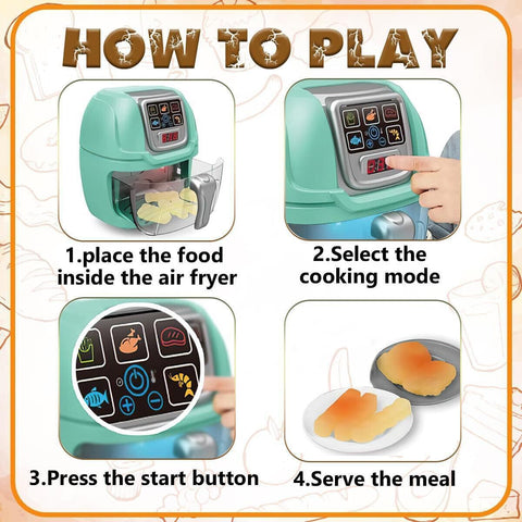 Air Fryer Roleplay Kitchen Set Toy