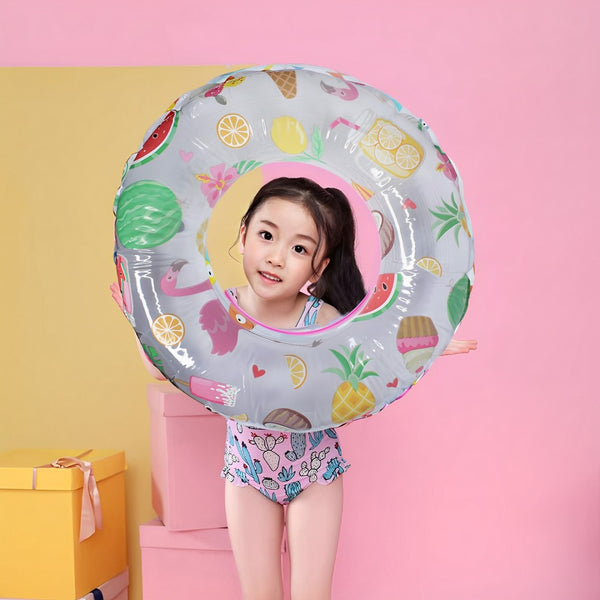 KiddieWink™ Inflatable Fruit Theme Swimming Round Tube (61cm) For Kids