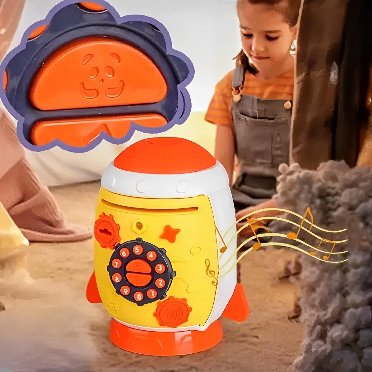 Musical Rocket Style Money Bank For Kids - KiddieWink - Gifts They'll Love