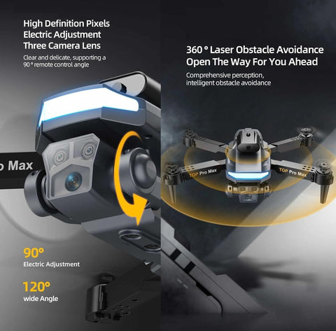 Foldable P23 Pro RC Drone With Dual Camera