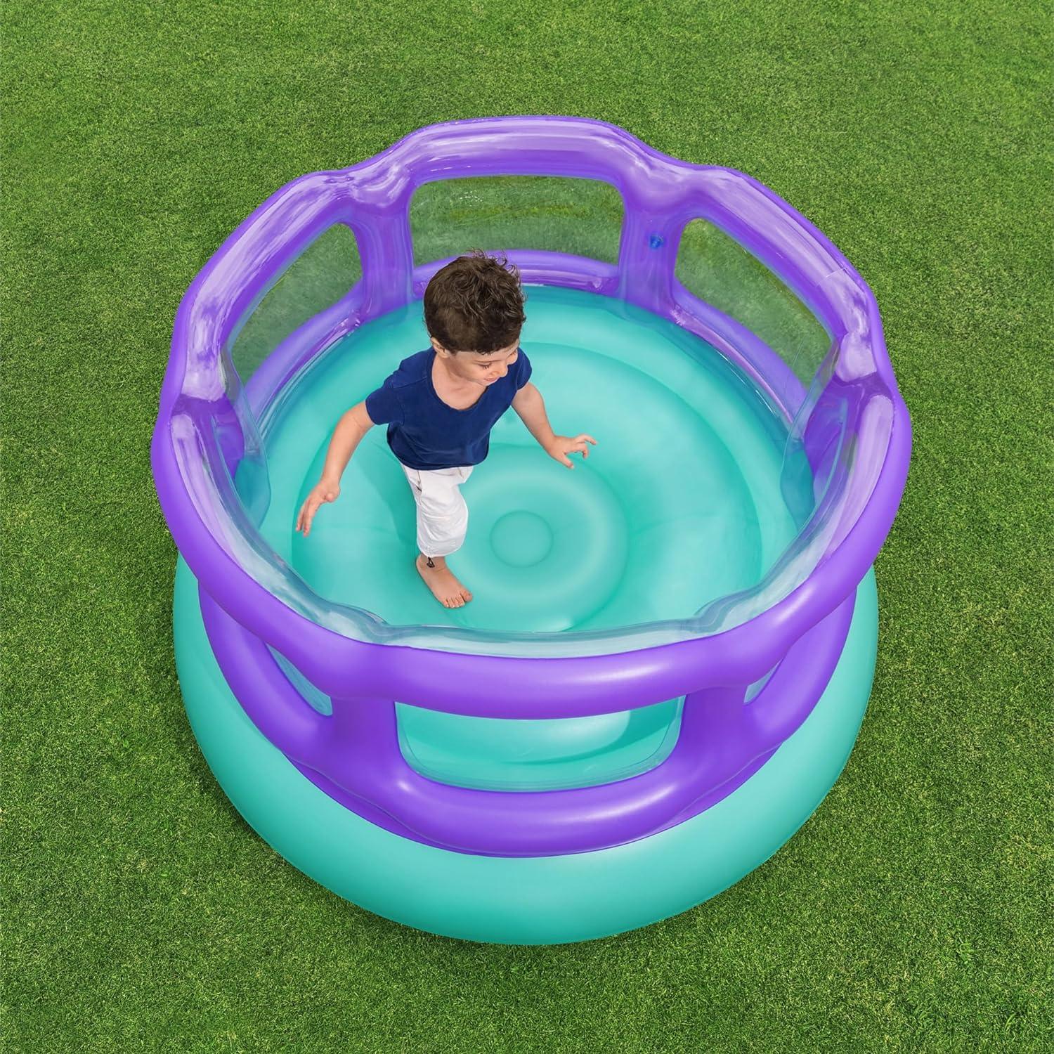 KiddieWink™ Inflatable Laugh & Leap Bouncer (60" x 60" x 33") For Kids - KiddieWink - Gifts They'll Love