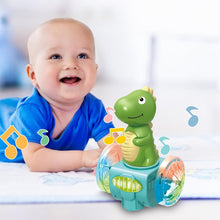 Lightning & Musical Electronic Dinosaur Crawling Toy