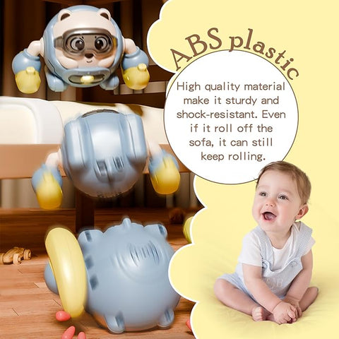 Musical Lights Cute Controlled Rolling Monkey
