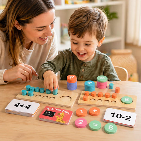 Interactive Math Learning Ten Frame Set