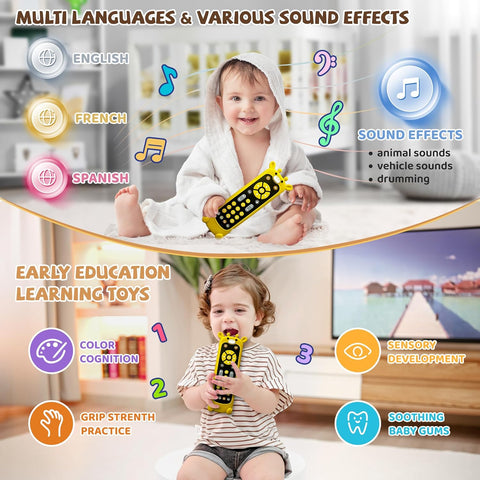 Remote Control Silicone Teething Toy