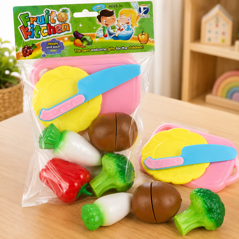 Kids’ Fruit & Vegetable Cutting Kitchen Set