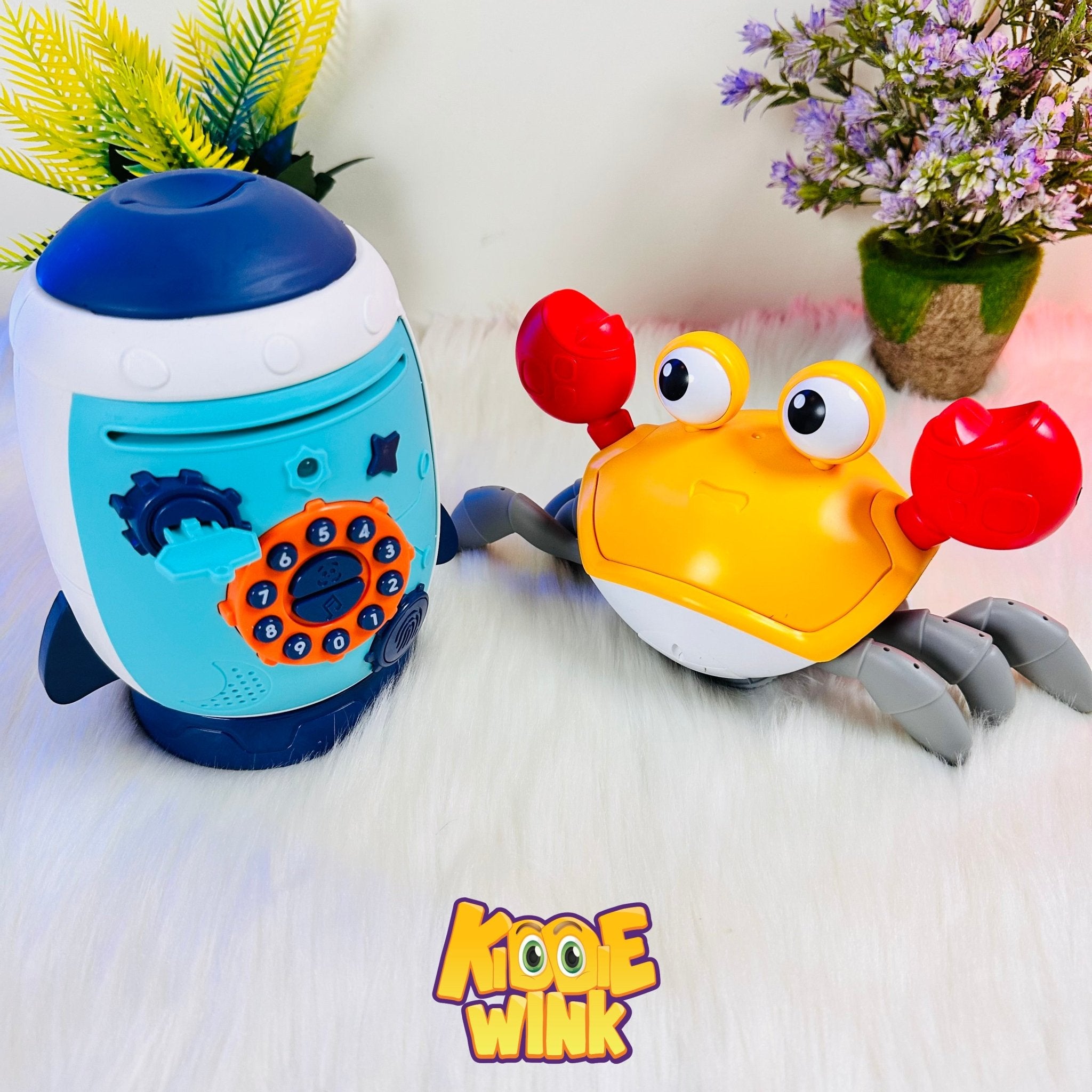 Musical Crawling Crab & Musical Money Bank Toys For Kids - KiddieWink - Gifts They'll Love