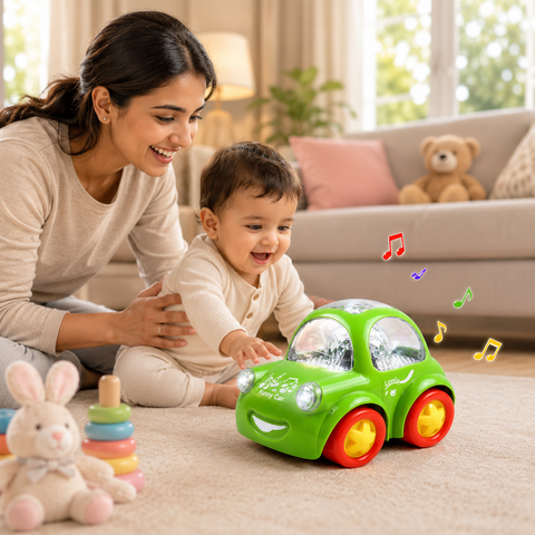 FunBlast 360° Musical Bump & Go Electric Car