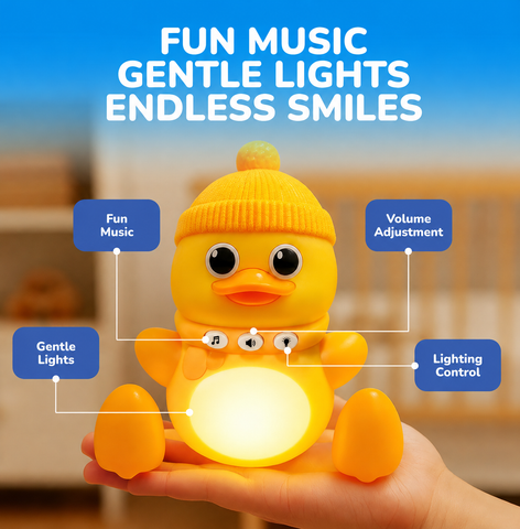 Lightning & Musical Swinging Duck Toy