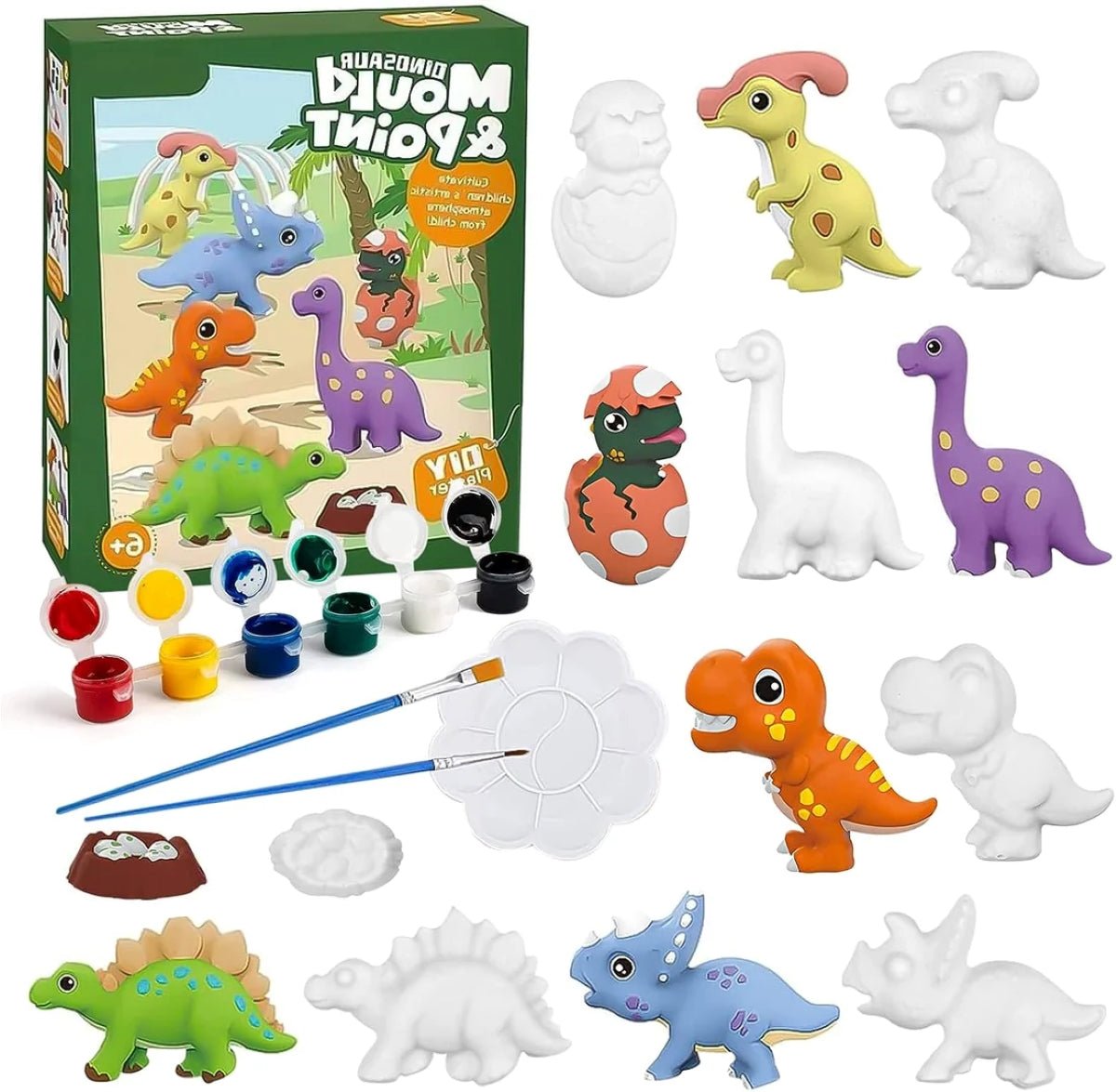 Mould & Paint DIY Plaster Toy Kit – Creative Arts & Crafts for Kids - KiddieWink - Gifts They'll Love