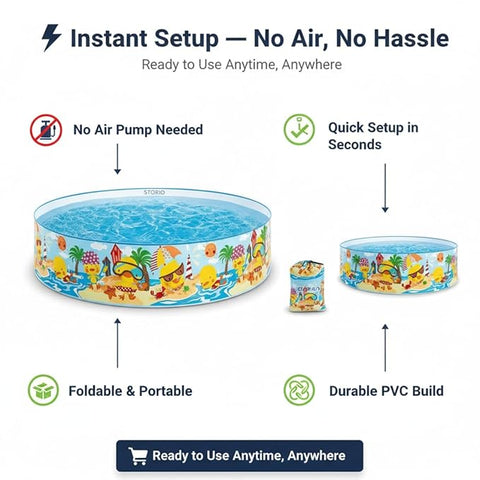 Summer Fun Wiggle Wave Kiddie Pool