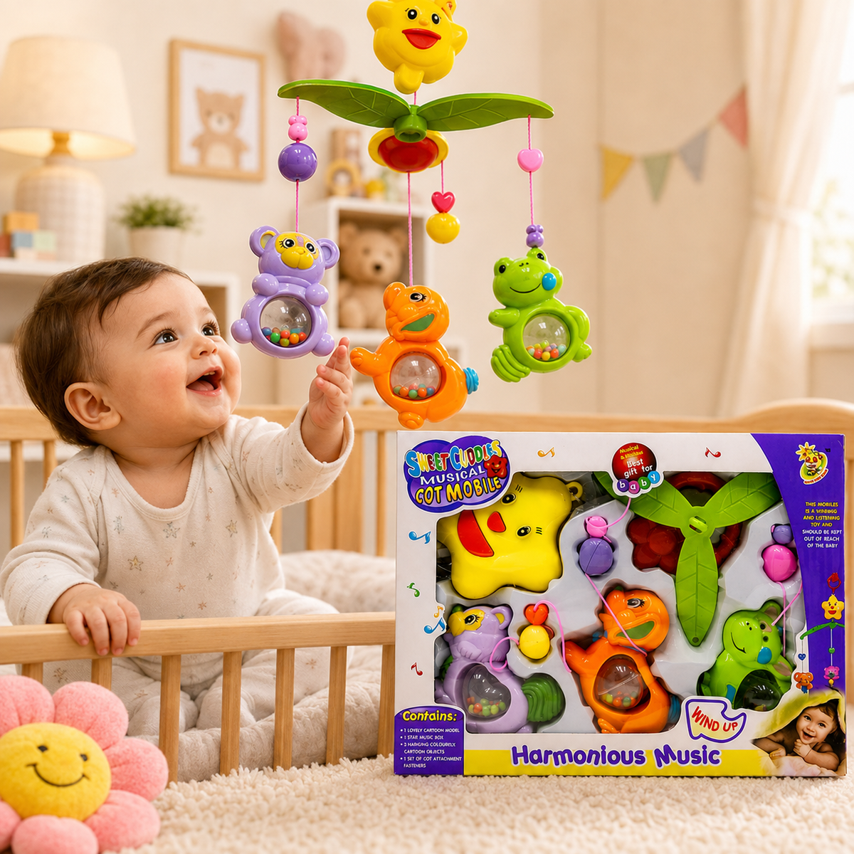 DreamTunes Baby Cot Mobile Musical Toy