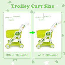 31 Pcs Supermarket Shopping Trolley Cart Toy