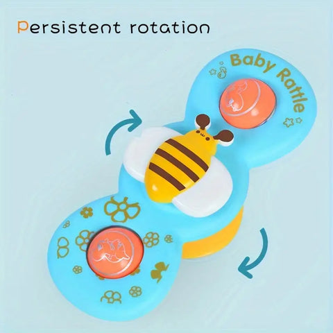 Sensory Baby Rattle Spinner Toy (Pack of 3)