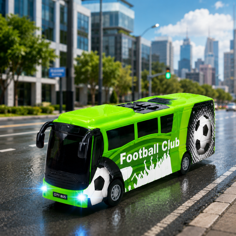 Football Club RC Bus with LED Lights