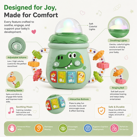 Interactive Happy Music Bottle Educational Toy