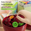 Educational Apple Storage Container Toy (12 PCS)