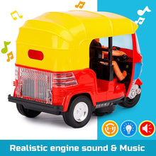 Lights & Music Auto Rickshaw Tricycle Toy