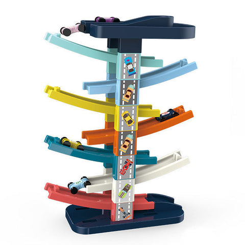4-Level Car Ramp Racer Track Set