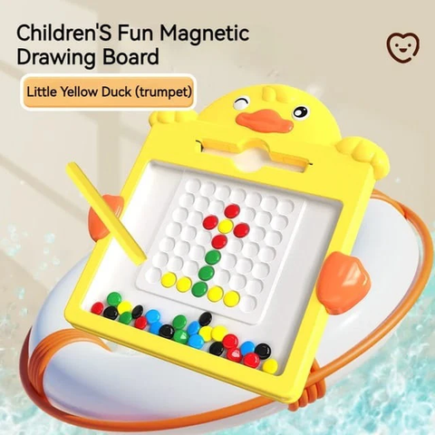 Cute Duck Montessori Magnetic Drawing Board Toy