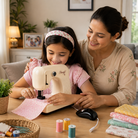 Mini Home Appiliance Sewing Machine For Girls