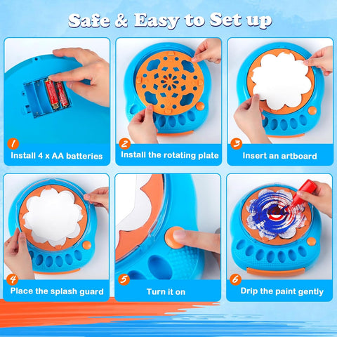 Creative Spin Art Painting Machine Toy - KiddieWink - Gifts They'll Love