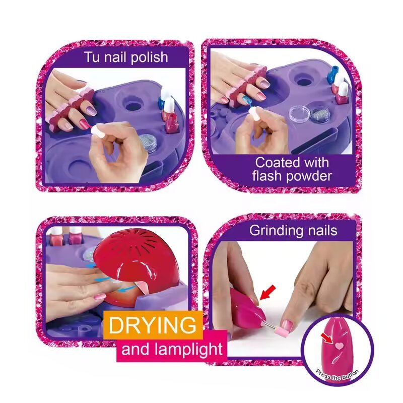 Glamorous Manicure Grinding Nails Kit For Girls - KiddieWink - Gifts They'll Love