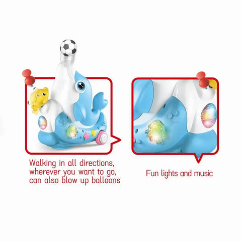Dolphin Concert Toy with Lights, Music & Ball Balancing For Kids